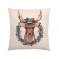 Thème newdeer mignon couvercle de coussin populaire en coton